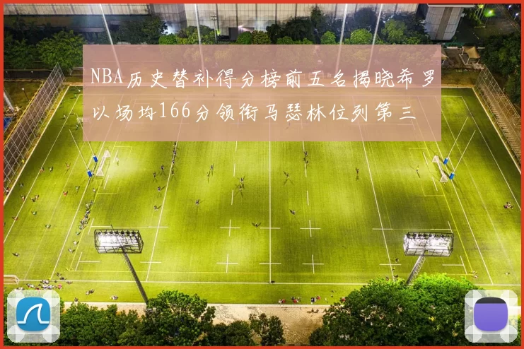 NBA历史替补得分榜前五名揭晓希罗以场均166分领衔马瑟林位列第三