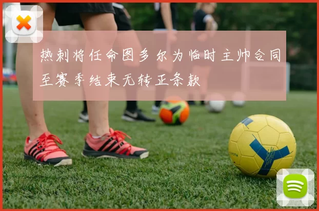 热刺将任命图多尔为临时主帅合同至赛季结束无转正条款